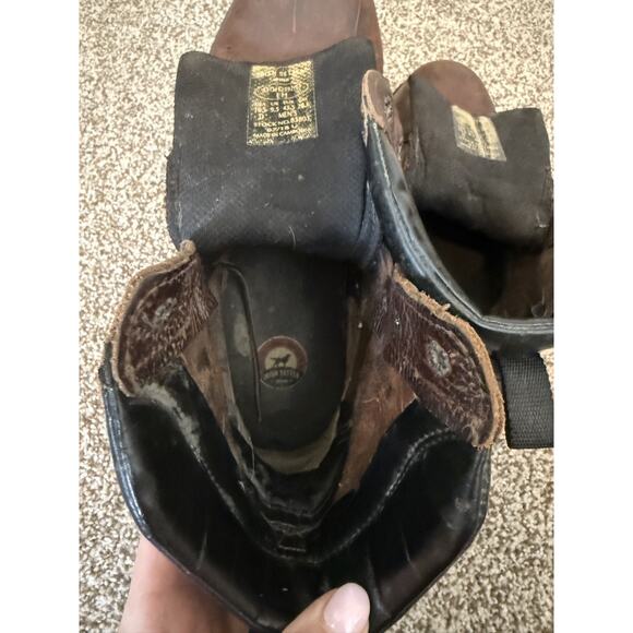 Irish Setter Red Wing Leather Work Boots ASTMF2892-11 EH 83803 Mens Size 10.5 D - Picture 4 of 7